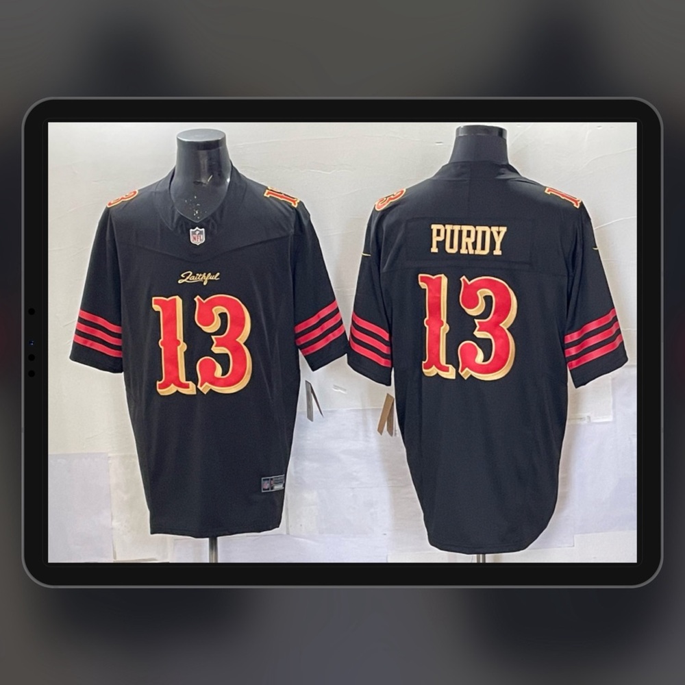 Men's San Francisco 49ers #13 Brock Purdy 2025 Rivalry Collection F.U.S.E Jersey